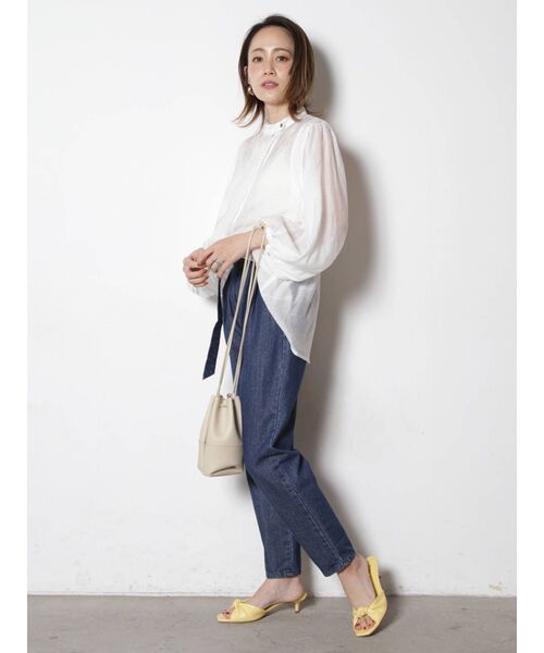 THE DAYZ TOKYO(ザデイズトーキョー)の「【THE DAYZ TOKYO】ボリュームスリーブブラウス(シャツ/ブラウス・レディース・ブラック/オフホワイト・FREE)」の3枚目の写真