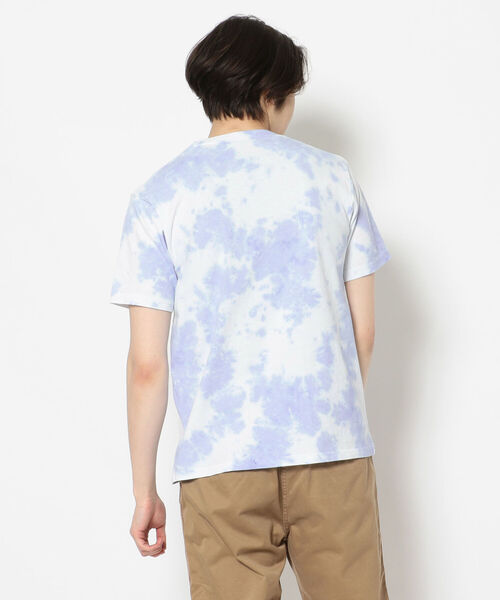 AVIREX（アヴィレックス）の「ファジー タイダイ ロゴ Tシャツ / SS FUZZY TIE DYE LOGO T-SHIRT / アヴィレックス / AVIREX（Tシャツ/カットソー・メンズ・ライトグレー/パープル/グリーン・MEDIUM/LARGE/X-LARGE/XX-LARGE）」の4枚目の写真