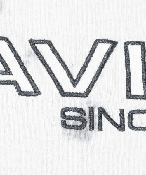 AVIREX（アヴィレックス）の「ファジー タイダイ ロゴ Tシャツ / SS FUZZY TIE DYE LOGO T-SHIRT / アヴィレックス / AVIREX（Tシャツ/カットソー・メンズ・ライトグレー/パープル/グリーン・MEDIUM/LARGE/X-LARGE/XX-LARGE）」の9枚目の写真