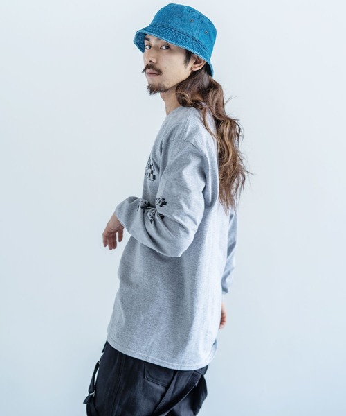 newhattan（ニューハッタン）の「NEWHATTAN ニューハッタン Bucket Hat -denim- デニムバケットハット（ハット・メンズ・ブラック/ダークブルー/ライトブルー/ブルー・FREE）」の7枚目の写真