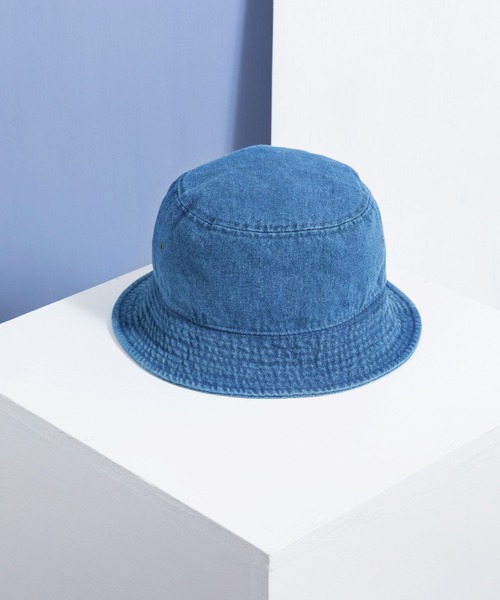 newhattan（ニューハッタン）の「NEWHATTAN ニューハッタン Bucket Hat -denim- デニムバケットハット（ハット・メンズ・ブラック/ダークブルー/ライトブルー/ブルー・FREE）」の12枚目の写真