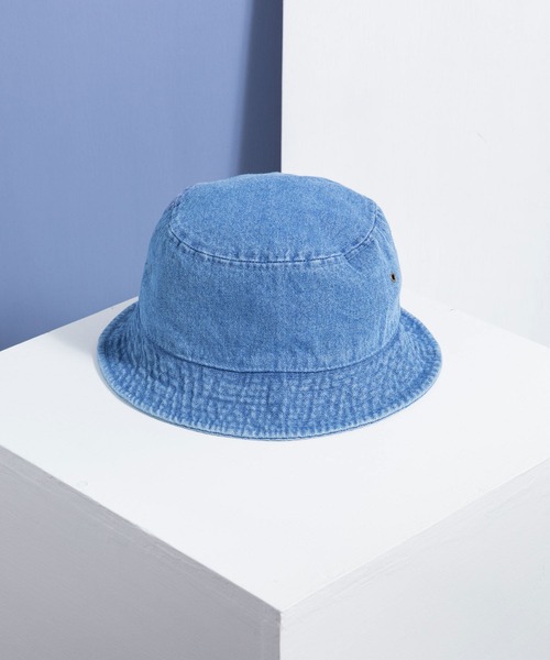 newhattan（ニューハッタン）の「NEWHATTAN ニューハッタン Bucket Hat -denim- デニムバケットハット（ハット・メンズ・ブラック/ダークブルー/ライトブルー/ブルー・FREE）」の9枚目の写真