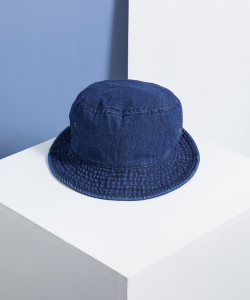 newhattan（ニューハッタン）の「NEWHATTAN ニューハッタン Bucket Hat -denim- デニムバケットハット（ハット・メンズ・ブラック/ダークブルー/ライトブルー/ブルー・FREE）」の13枚目の写真