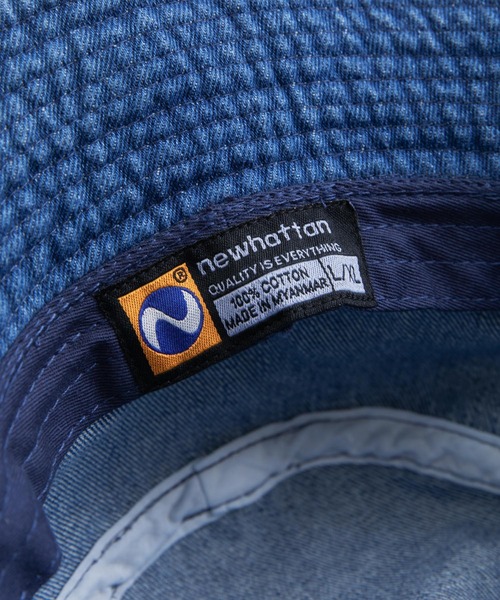 newhattan（ニューハッタン）の「NEWHATTAN ニューハッタン Bucket Hat -denim- デニムバケットハット（ハット・メンズ・ブラック/ダークブルー/ライトブルー/ブルー・FREE）」の18枚目の写真