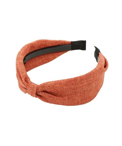 dazzlin（ダズリン）の「リボンサマーカチューシャ（カチューシャ・レディース・ベージュ/アイボリー/オレンジ・FREE）」の9枚目の写真