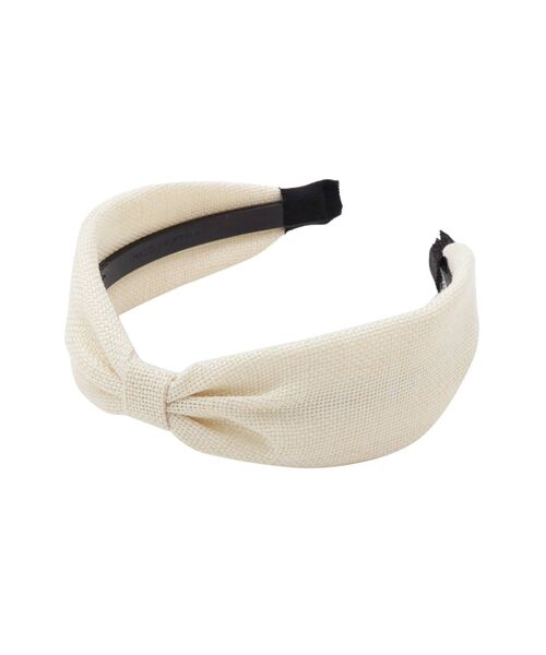 dazzlin（ダズリン）の「リボンサマーカチューシャ（カチューシャ・レディース・ベージュ/アイボリー/オレンジ・FREE）」の7枚目の写真