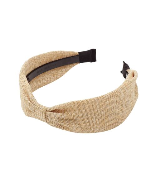 dazzlin（ダズリン）の「リボンサマーカチューシャ（カチューシャ・レディース・ベージュ/アイボリー/オレンジ・FREE）」の6枚目の写真