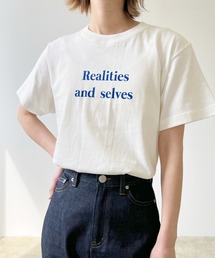 LIAN | RealitiesカラーロゴプリントコンパクトTシャツ(Tシャツ/カットソー)