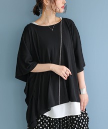 osharewalker | 『ひんやり冷感ドルマン変形カットソー』(Tシャツ/カットソー)