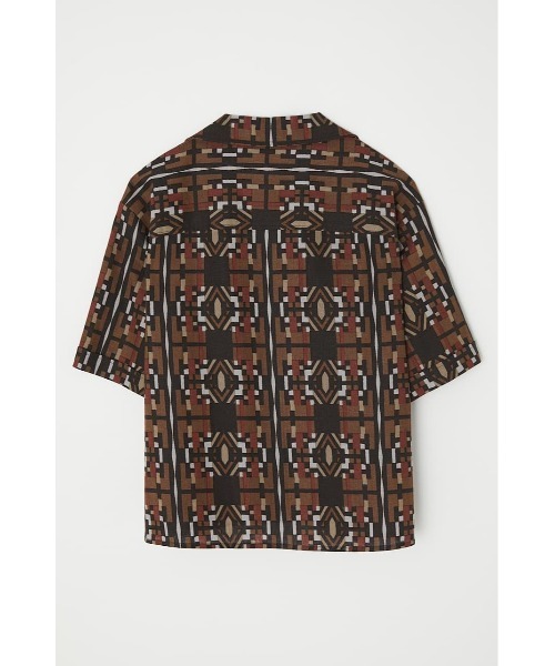 MOUSSY（マウジー）の「MULHOUSE OPEN COLLAR シャツ（シャツ/ブラウス・レディース・ボルドー/ブラウン/グリーン・FREE）」の10枚目の写真