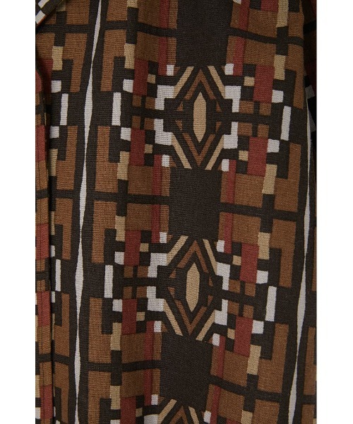 MOUSSY（マウジー）の「MULHOUSE OPEN COLLAR シャツ（シャツ/ブラウス・レディース・ボルドー/ブラウン/グリーン・FREE）」の15枚目の写真