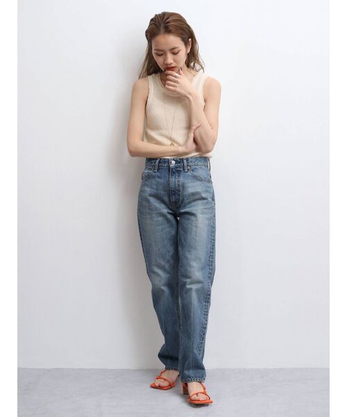 Ungrid（アングリッド）の「透かし編みニットタンクトップ（タンクトップ・レディース・ブラック/アイボリー/カーキ・FREE）」の13枚目の写真