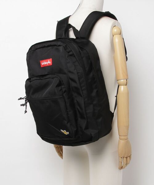 Mark Gonzales（マーク・ゴンザレス）の「【MARK GONZALES/マークゴンザレス】ワンポイントロゴ バッグパック（バックパック/リュック・メンズ・ブラック×レッド/ブラック×ブラック・FREE）」の6枚目の写真