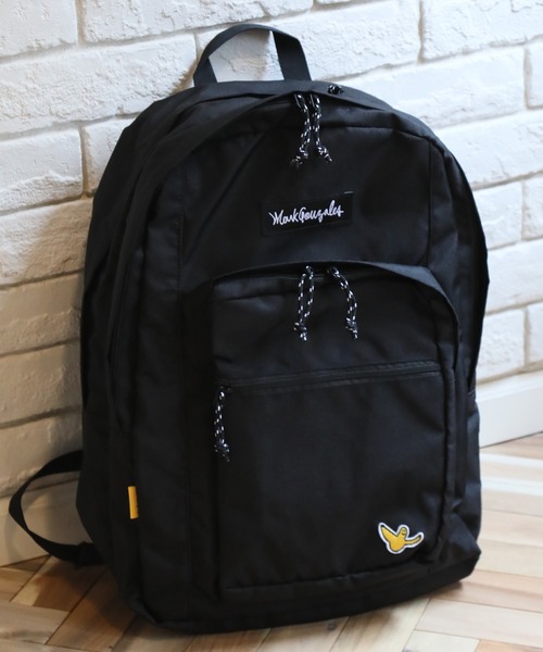 Mark Gonzales（マーク・ゴンザレス）の「【MARK GONZALES/マークゴンザレス】ワンポイントロゴ バッグパック（バックパック/リュック・メンズ・ブラック×レッド/ブラック×ブラック・FREE）」の2枚目の写真