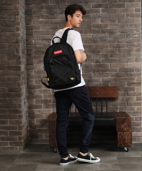 Mark Gonzales（マーク・ゴンザレス）の「【MARK GONZALES/マークゴンザレス】ワンポイントロゴ バッグパック（バックパック/リュック・メンズ・ブラック×レッド/ブラック×ブラック・FREE）」の7枚目の写真