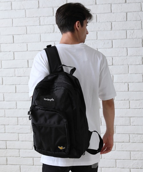 Mark Gonzales（マーク・ゴンザレス）の「【MARK GONZALES/マークゴンザレス】ワンポイントロゴ バッグパック（バックパック/リュック・メンズ・ブラック×レッド/ブラック×ブラック・FREE）」の17枚目の写真