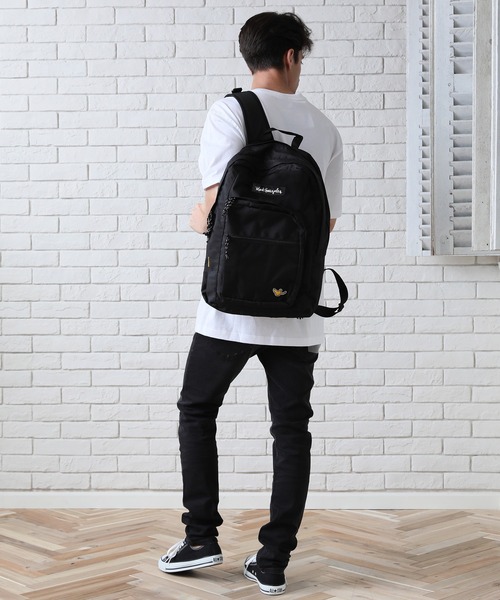 Mark Gonzales（マーク・ゴンザレス）の「【MARK GONZALES/マークゴンザレス】ワンポイントロゴ バッグパック（バックパック/リュック・メンズ・ブラック×レッド/ブラック×ブラック・FREE）」の18枚目の写真