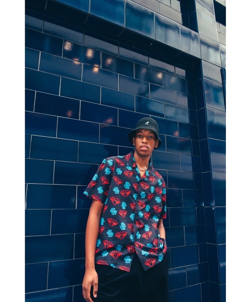 BILLIONAIRE BOYS CLUB(ビリオネア・ボーイズ・クラブ)の「DIAMOND & DOLLAR ALL OVER S/S SHIRT(シャツ/ブラウス・メンズ・ホワイト/ブラック・MEDIUM/X-LARGE/LARGE)」の6枚目の写真