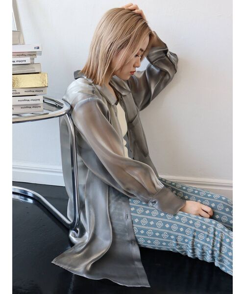 MURUA（ムルーア）の「コモンニットパンツ（スウェットパンツ・レディース・ブラウン/イエロー/ブルー・FREE）」の10枚目の写真