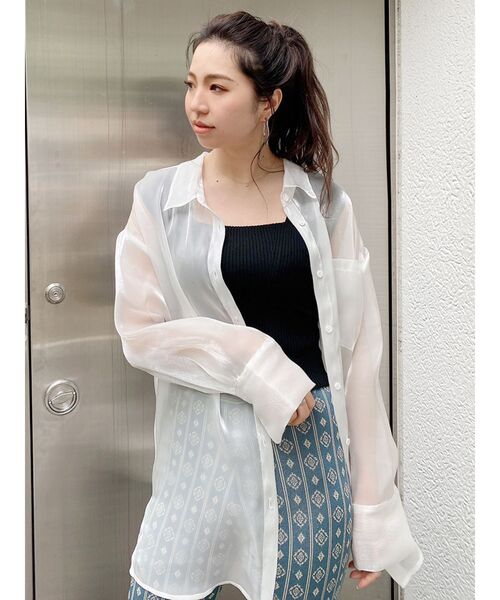 MURUA（ムルーア）の「コモンニットパンツ（スウェットパンツ・レディース・ブラウン/イエロー/ブルー・FREE）」の5枚目の写真