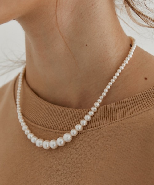 【MIDNIGHT MOMENT.】GRACE NECKLACE / ミッドナイトモーメント グレース パール ネックレス