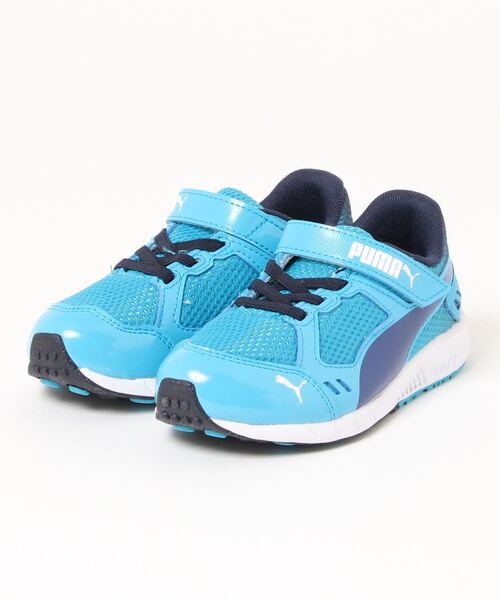 PUMA(プーマ)の「PUMA プーマ スピードモンスターV3 290266(スニーカー・キッズ・ブラック×イエロー/ライトブルー/シルバー/ゴールド/ブルー/レッド・23.0cm/22.5cm/21.5cm/22.0cm/21.0cm/17.0cm/18.0cm/24.0cm/19.0cm/23.5cm/20.0cm)」の2枚目の写真