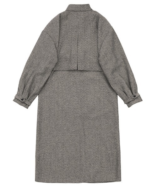 select MOCA(セレクトモカ)の「2022 AW ヘリンボーン3wayコート(その他アウター・レディース・ライトグレー/ライトベージュ・FREE)」の12枚目の写真