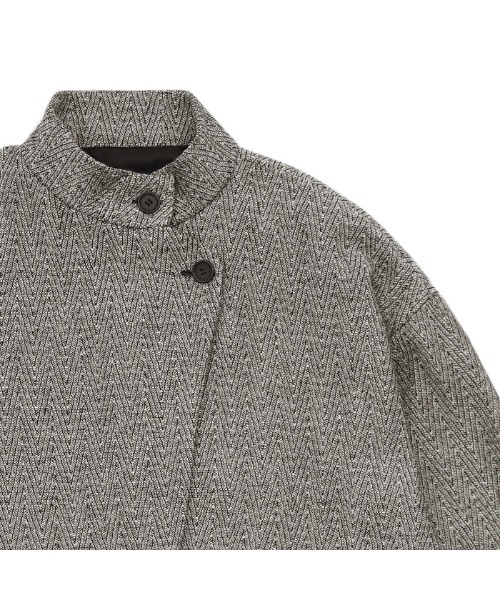 select MOCA(セレクトモカ)の「2022 AW ヘリンボーン3wayコート(その他アウター・レディース・ライトグレー/ライトベージュ・FREE)」の8枚目の写真