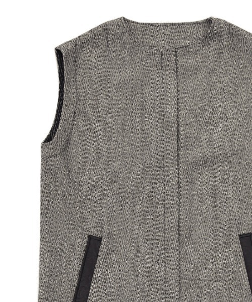 select MOCA(セレクトモカ)の「2022 AW ヘリンボーン3wayコート(その他アウター・レディース・ライトグレー/ライトベージュ・FREE)」の6枚目の写真