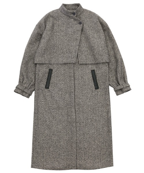 select MOCA(セレクトモカ)の「2022 AW ヘリンボーン3wayコート(その他アウター・レディース・ライトグレー/ライトベージュ・FREE)」の13枚目の写真