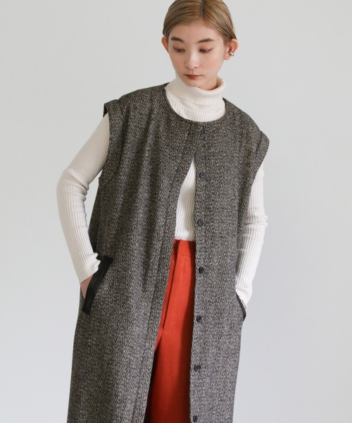 select MOCA(セレクトモカ)の「2022 AW ヘリンボーン3wayコート(その他アウター・レディース・ライトグレー/ライトベージュ・FREE)」の20枚目の写真