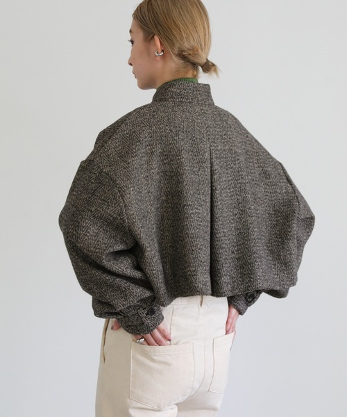 select MOCA(セレクトモカ)の「2022 AW ヘリンボーン3wayコート(その他アウター・レディース・ライトグレー/ライトベージュ・FREE)」の14枚目の写真