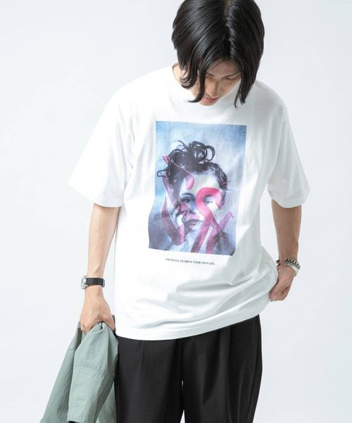 ITEMS URBANRESEARCH（アイテムズ アーバンリサーチ）の「フォト&ロゴ プリントTシャツ S.T.C.（Tシャツ/カットソー・メンズ・その他3/その他2/その他1・LARGE/MEDIUM）」の12枚目の写真