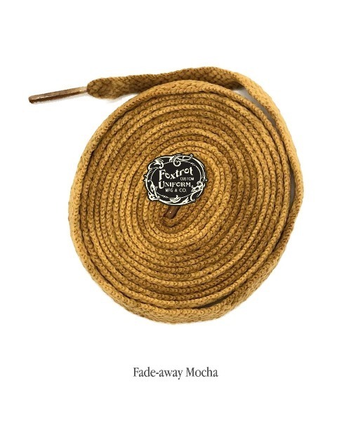 Foxtrot Uniform(フォックストロットユニフォーム)の「【Foxtrot Uniform】THREADS SPORT LACES(シューズ小物/雑貨・メンズ・ライトブルー/グリーン/モカ/ダークパープル/オリーブ/ダークブルー/ベージュ/ライラック/ライトピンク/グレー/キャメル/ライトベージュ/ピンクベージュ/カーキ/ピンク/ターコイズブルー/イエロー/クリーム/レッド/ダークグレー・120cm/170cm)」の4枚目の写真
