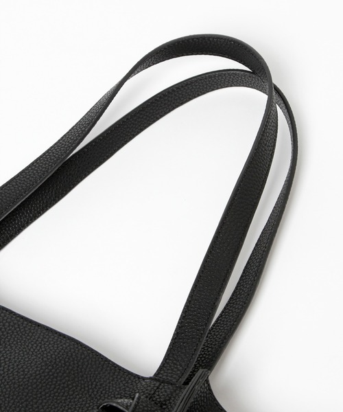 LEPSIM（レプシィム）の「【驚くほど、かるーーーい】ベルトトートバッグ　957934（トートバッグ・レディース・アイボリー/ブラック/ブラウン・ONE SIZE）」の12枚目の写真