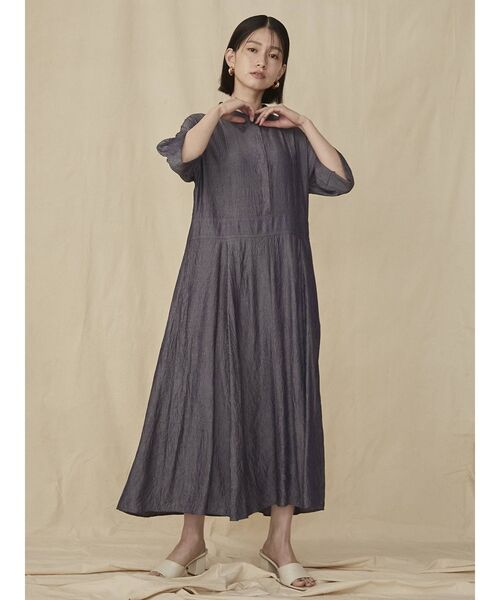 COTORICA（コトリカ）の「ピンタックデザイン襟付ワンピース（ワンピース・レディース・レッド/ブルー/アイボリー・FREE）」の8枚目の写真