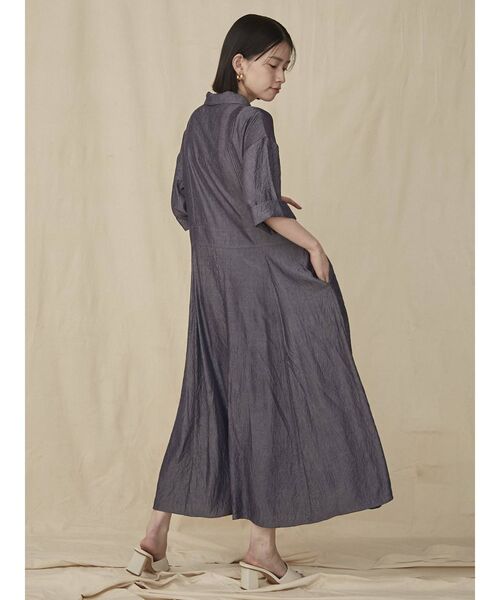 COTORICA（コトリカ）の「ピンタックデザイン襟付ワンピース（ワンピース・レディース・レッド/ブルー/アイボリー・FREE）」の10枚目の写真