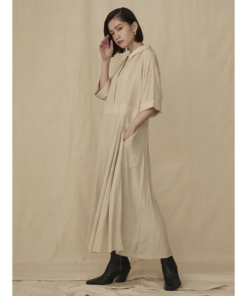 COTORICA（コトリカ）の「ピンタックデザイン襟付ワンピース（ワンピース・レディース・レッド/ブルー/アイボリー・FREE）」の12枚目の写真