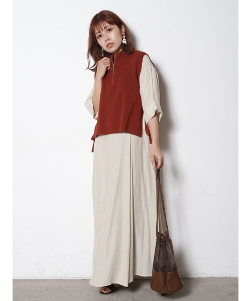 COTORICA（コトリカ）の「ピンタックデザイン襟付ワンピース（ワンピース・レディース・レッド/ブルー/アイボリー・FREE）」の22枚目の写真