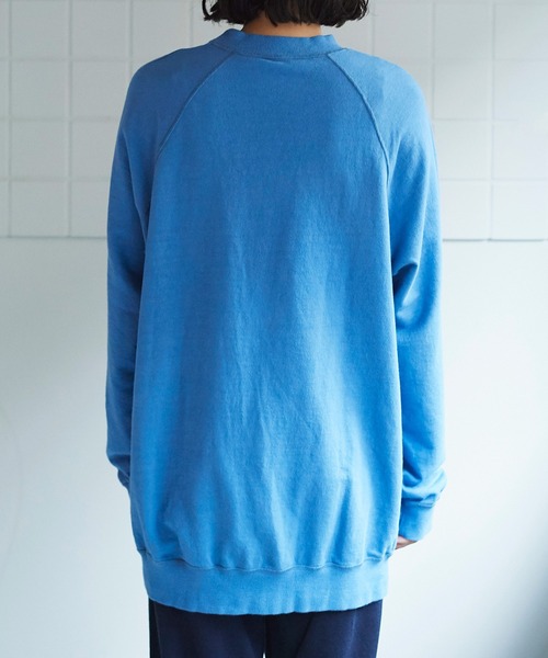 bulle de savon（ビュルデサボン）の「Bigロゴトレーナー（スウェット・レディース・サックスブルー/オレンジ/ピンク・FREE）」の22枚目の写真