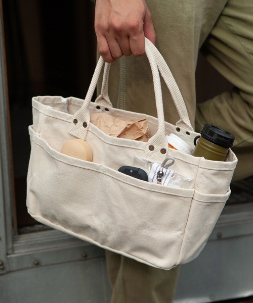 DULTON(ダルトン)の「1 MILE TOTE BAG/キャンバス ミニトートバッグ(トートバッグ・レディース・チャコールグレー/カーキ/ナチュラル/ブラウン系その他・FREE)」の18枚目の写真