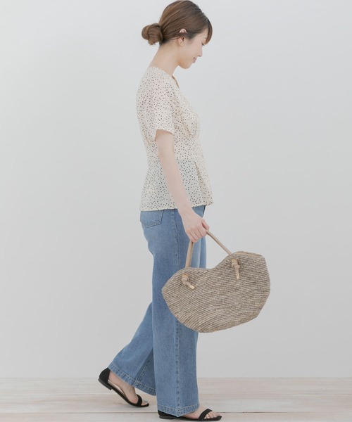 URBAN RESEARCH Sonny Label(アーバンリサーチサニーレーベル)の「Vネックドットブラウス(シャツ/ブラウス・レディース・ブラック/オフホワイト・FREE)」の13枚目の写真