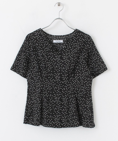 URBAN RESEARCH Sonny Label(アーバンリサーチサニーレーベル)の「Vネックドットブラウス(シャツ/ブラウス・レディース・ブラック/オフホワイト・FREE)」の14枚目の写真