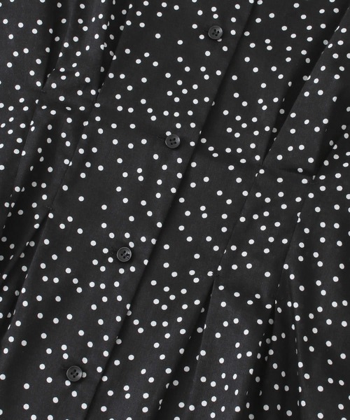 URBAN RESEARCH Sonny Label(アーバンリサーチサニーレーベル)の「Vネックドットブラウス(シャツ/ブラウス・レディース・ブラック/オフホワイト・FREE)」の8枚目の写真
