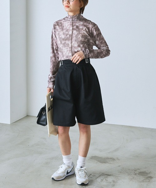 forksy.(フォルクシー)の「【forksy.】シアーメローハイネックアソート柄カットソー(Tシャツ/カットソー・レディース・ベージュ/ブラウン/ライトグリーン/グレイッシュブルー/ダークオレンジ/アイボリー/ブラック/オレンジ/パープル系その他/ブラウン系その他/パープル/グリーン系/ブルー系/グレー系/ブラウン系/オレンジ系・FREE)」の22枚目の写真