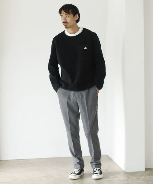 DANTON(ダントン)の「DANTON / Fleece Crewneck Pullover(その他トップス・メンズ・ブラック/ネイビー・44/40/38/42)」の12枚目の写真