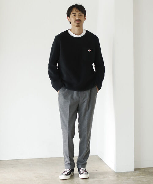 DANTON(ダントン)の「DANTON / Fleece Crewneck Pullover(その他トップス・メンズ・ブラック/ネイビー・44/40/38/42)」の13枚目の写真