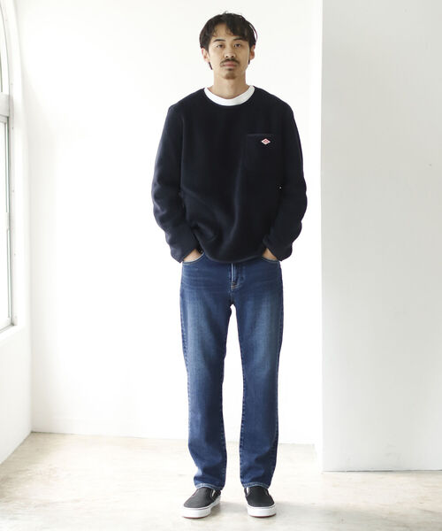 DANTON(ダントン)の「DANTON / Fleece Crewneck Pullover(その他トップス・メンズ・ブラック/ネイビー・44/40/38/42)」の14枚目の写真