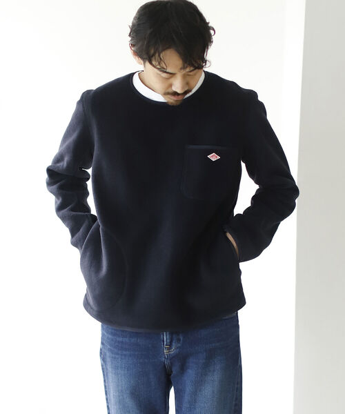 DANTON(ダントン)の「DANTON / Fleece Crewneck Pullover(その他トップス・メンズ・ブラック/ネイビー・44/40/38/42)」の18枚目の写真