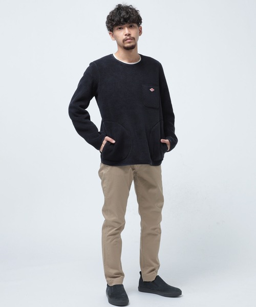 DANTON(ダントン)の「DANTON / Fleece Crewneck Pullover(その他トップス・メンズ・ブラック/ネイビー・44/40/38/42)」の4枚目の写真
